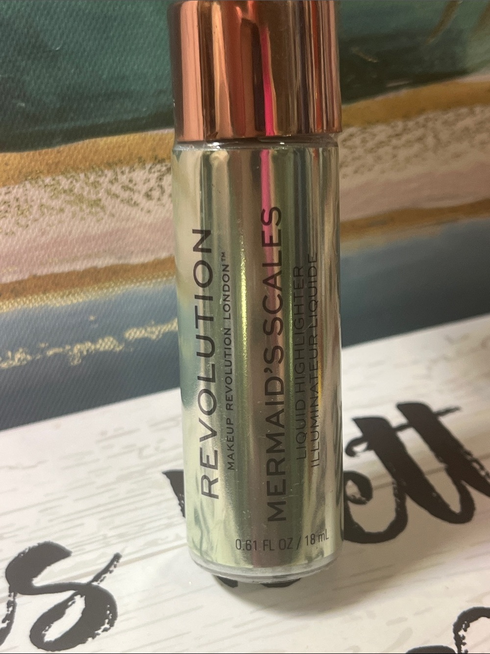 Makeup Revolution Mermaid's Scales Liquid Highlighter - Iridescent Pink